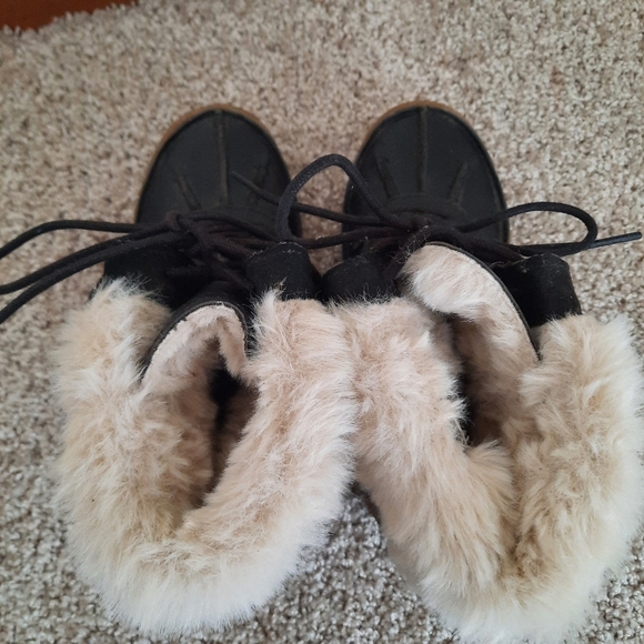 Merrell Tremblant Mid Polar Black Waterproof Winter Snow Boots J00940 Size 7 - Picture 9 of 16